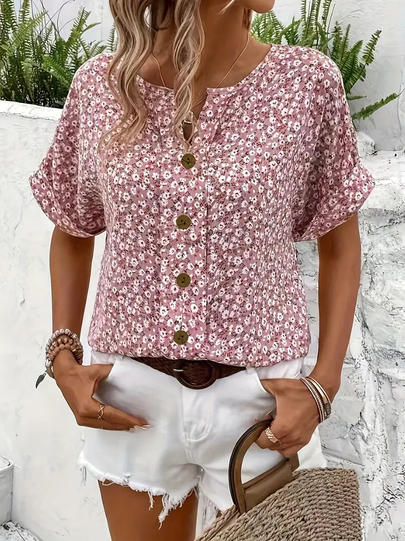 Vera Classe™ | CAMICIA FLOREALE FACILE DA ABBINARE