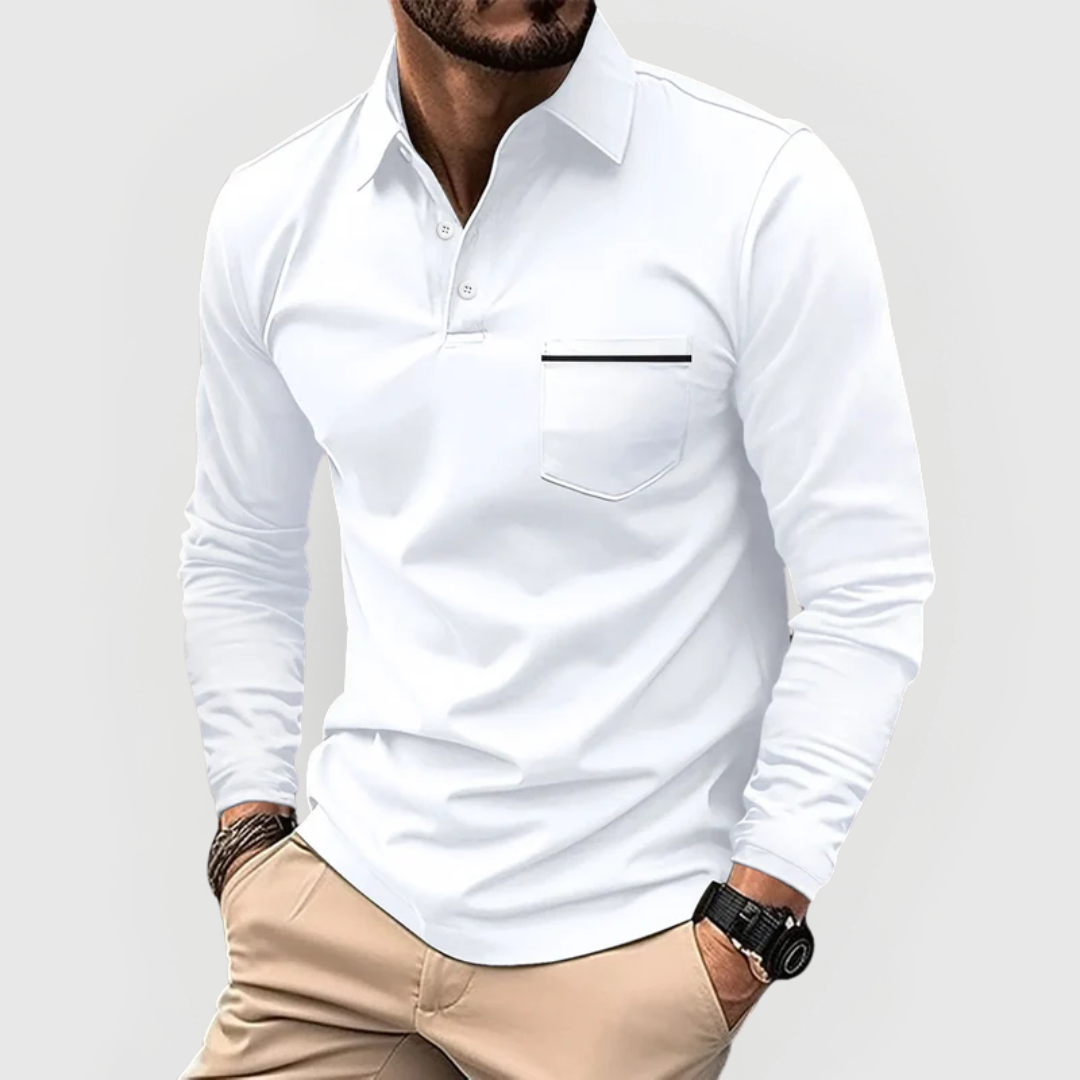 Raffaele™ | Polo elegante e comoda con taschino pratico