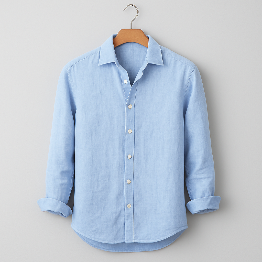 Vera Classe™ | Camicia Artigianale in Cotone e Lino