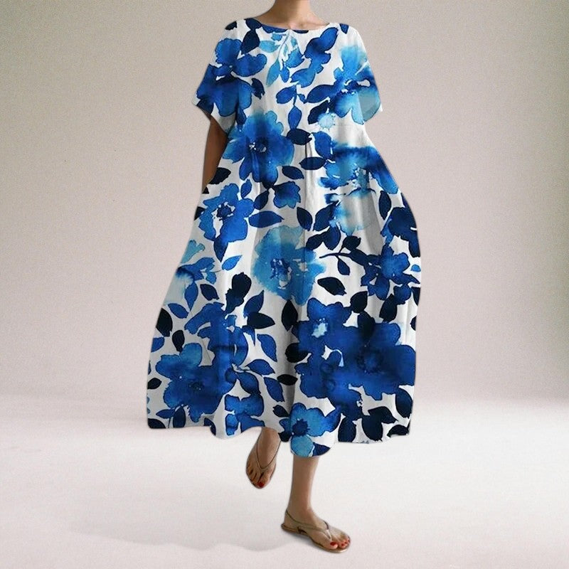 Vera Classe™ | Vestito boho floreale vibrante