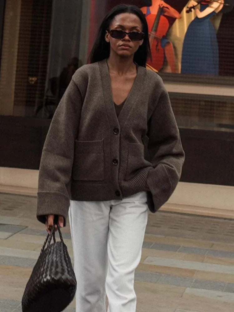 Vera Classe™ | CARDIGAN ELEGANTE CON SCOLLATURA A V