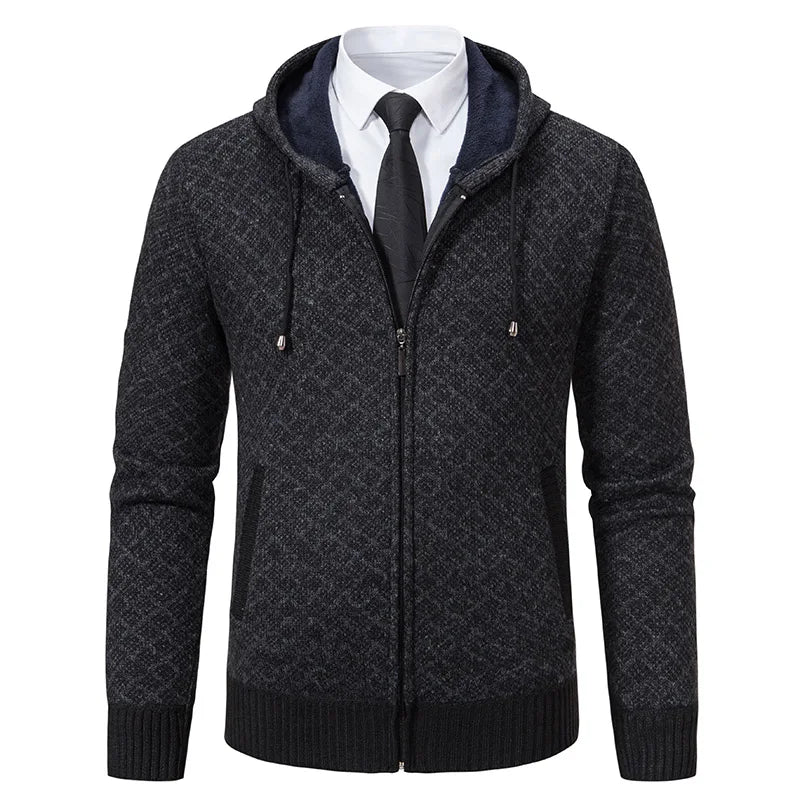 Vera Classe™ | Giacca Elegante con Cappuccio per Uomo