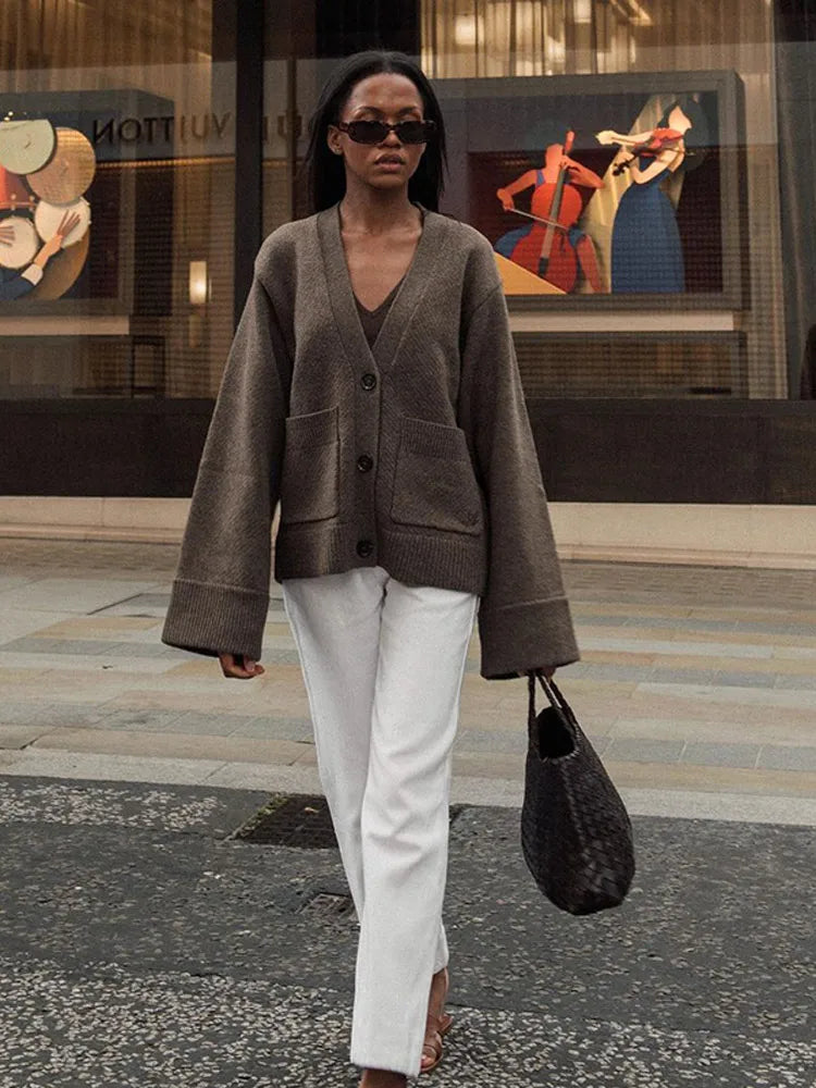 Vera Classe™ | CARDIGAN ELEGANTE CON SCOLLATURA A V