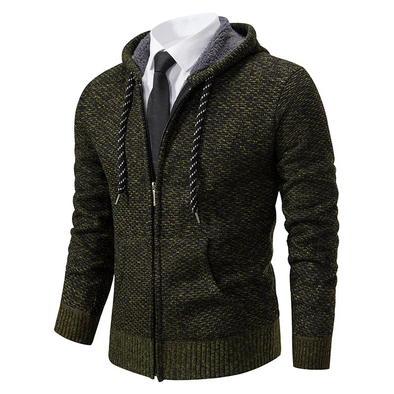 Vera Classe™ | Giacca Tricot con Cappuccio per Uomo