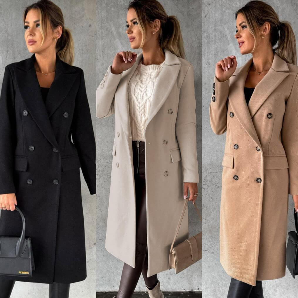 Vera Classe™ | CAPPOTTO LUNGO CON DOPPIO BOTTONE