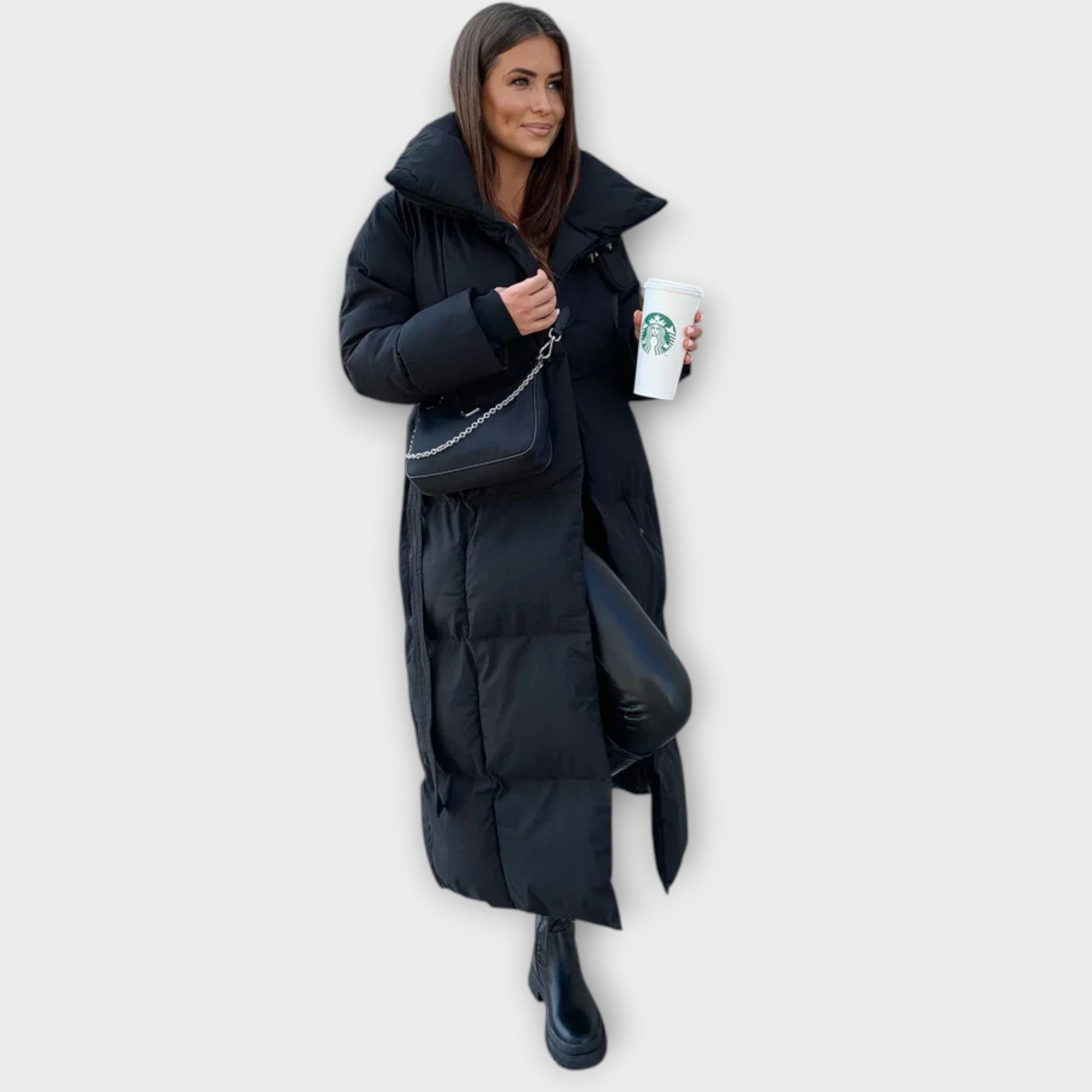 Vera Classe™ | CAPPOTTO INVERNALE LUNGO CON CINTURA