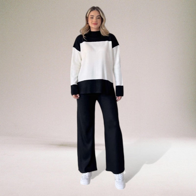 Vera Classe™ | Il set felpa chic bicolore