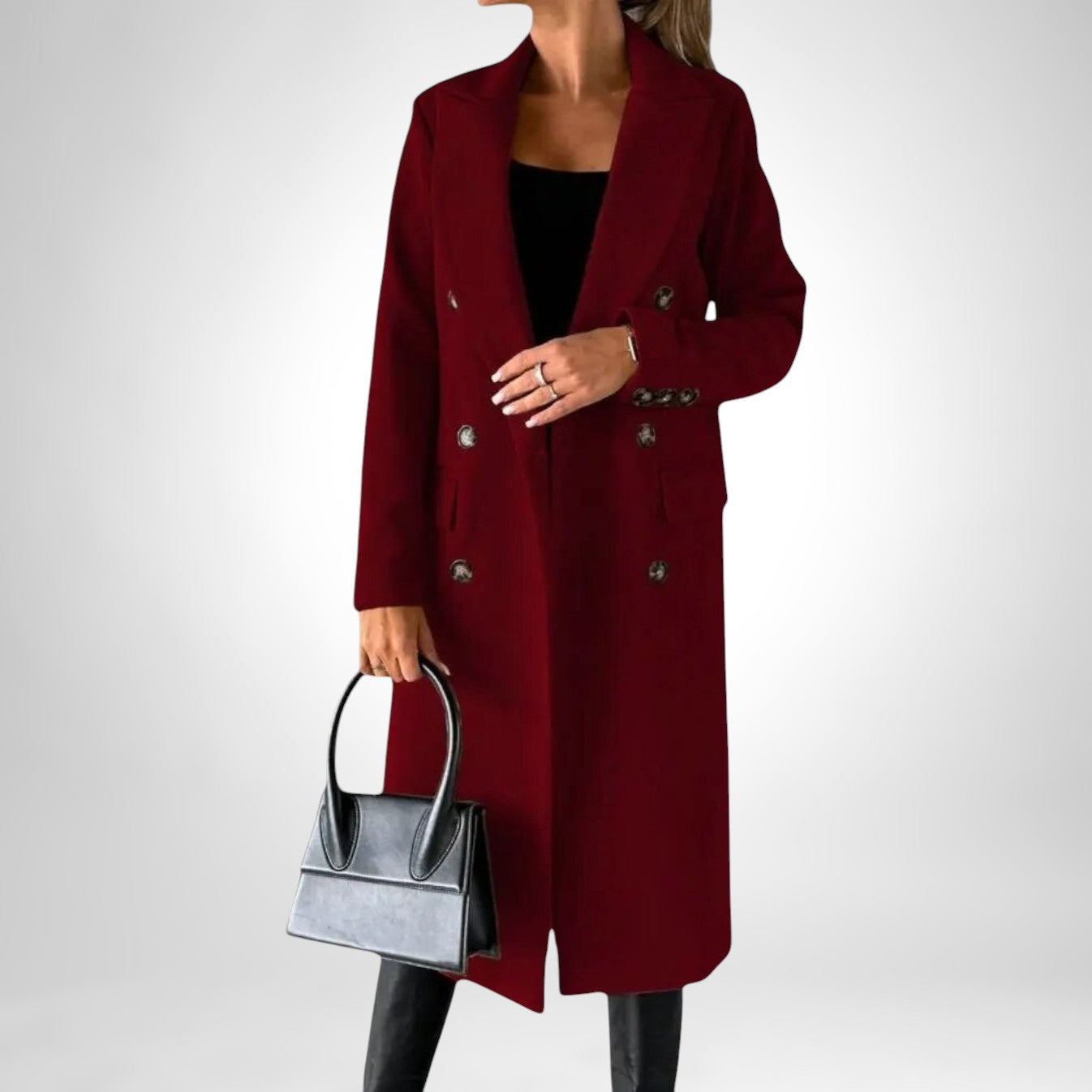 Vera Classe™ | CAPPOTTO LUNGO CON DOPPIO BOTTONE