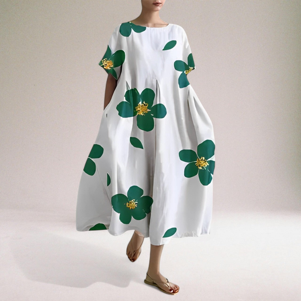 Vera Classe™ | Vestito boho floreale vibrante