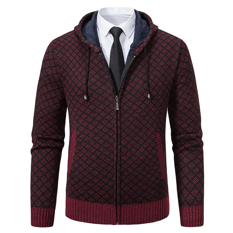 Vera Classe™ | Giacca Elegante con Cappuccio per Uomo