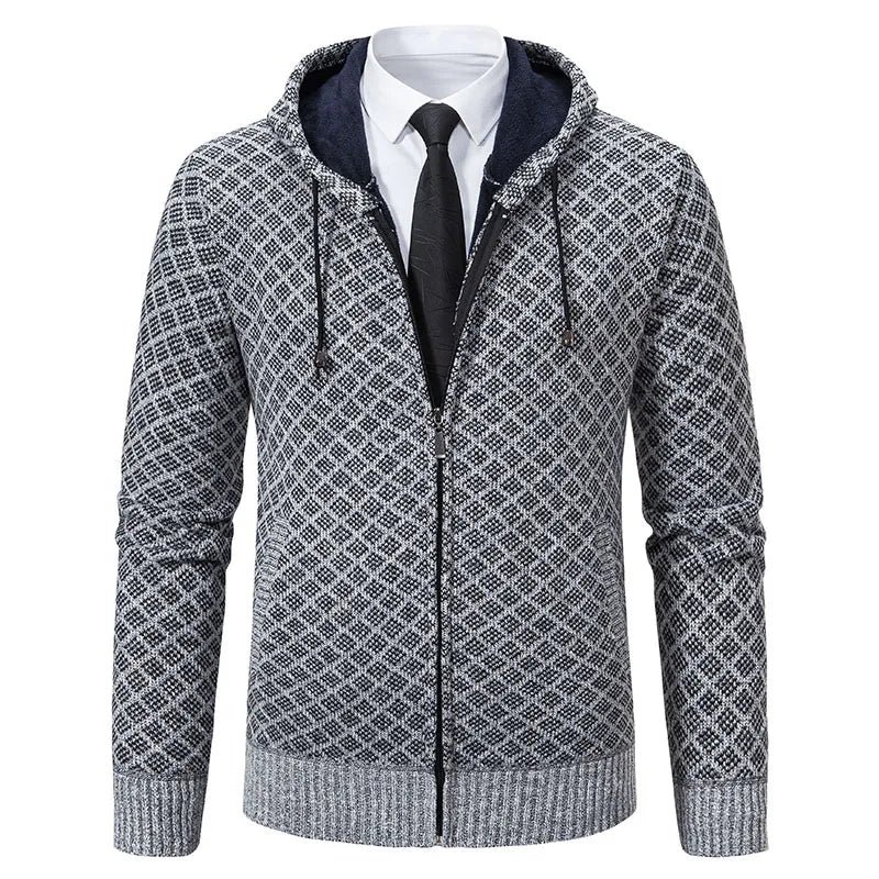 Vera Classe™ | Giacca Elegante con Cappuccio per Uomo