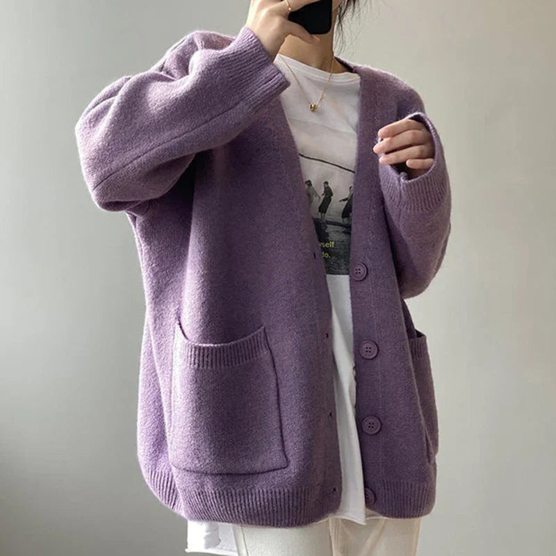 Vera Classe™ | CARDIGAN OVERSIZE CON TASCHE