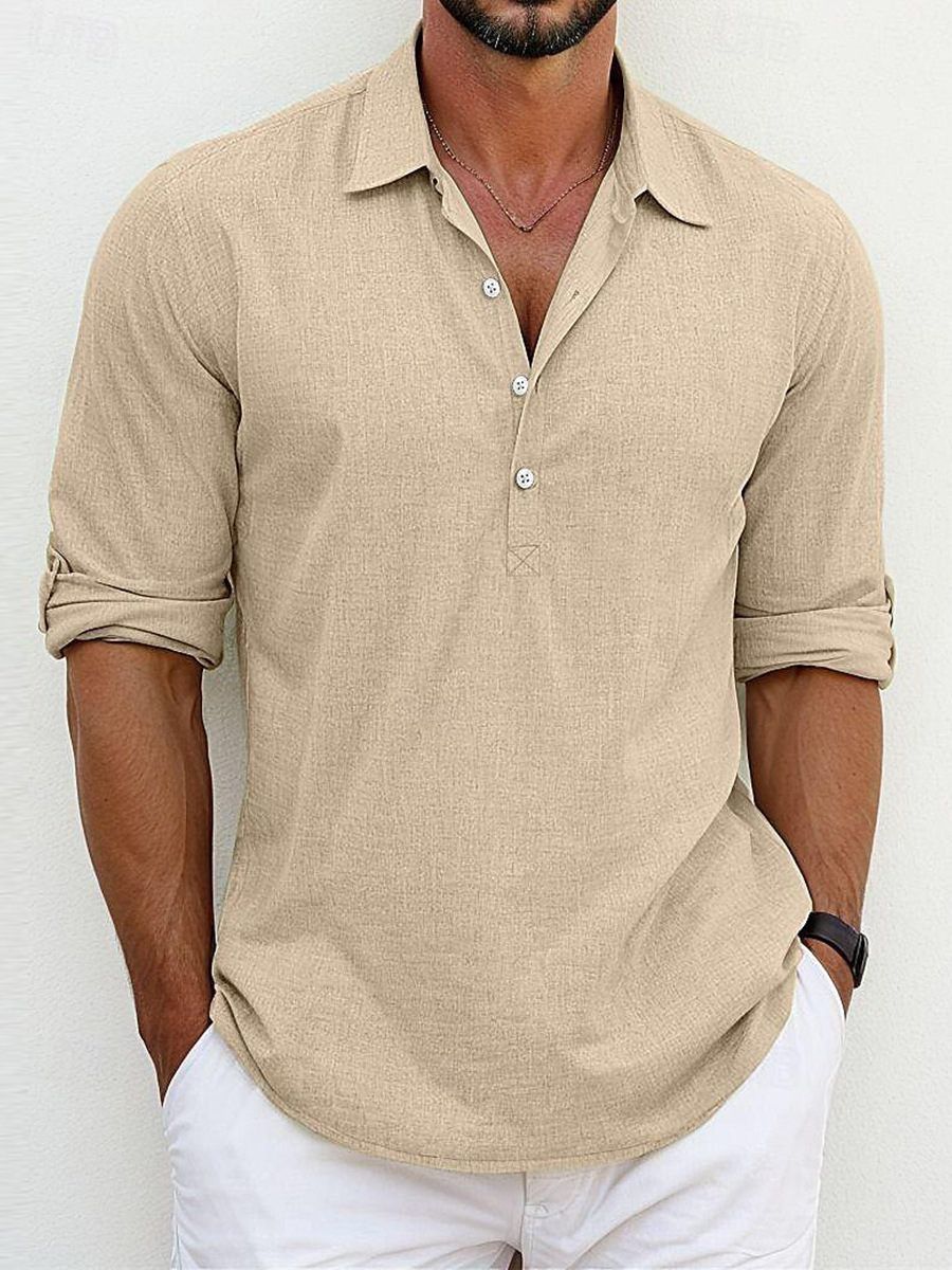 Giovanni™ | Chemise Classica in Cotone-Lino