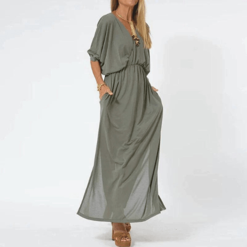 Michela - Abito da Donna Elegante a Vita Alta – Stile Vintage Retrò