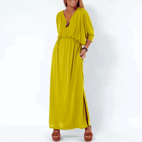 Michela - Abito da Donna Elegante a Vita Alta – Stile Vintage Retrò