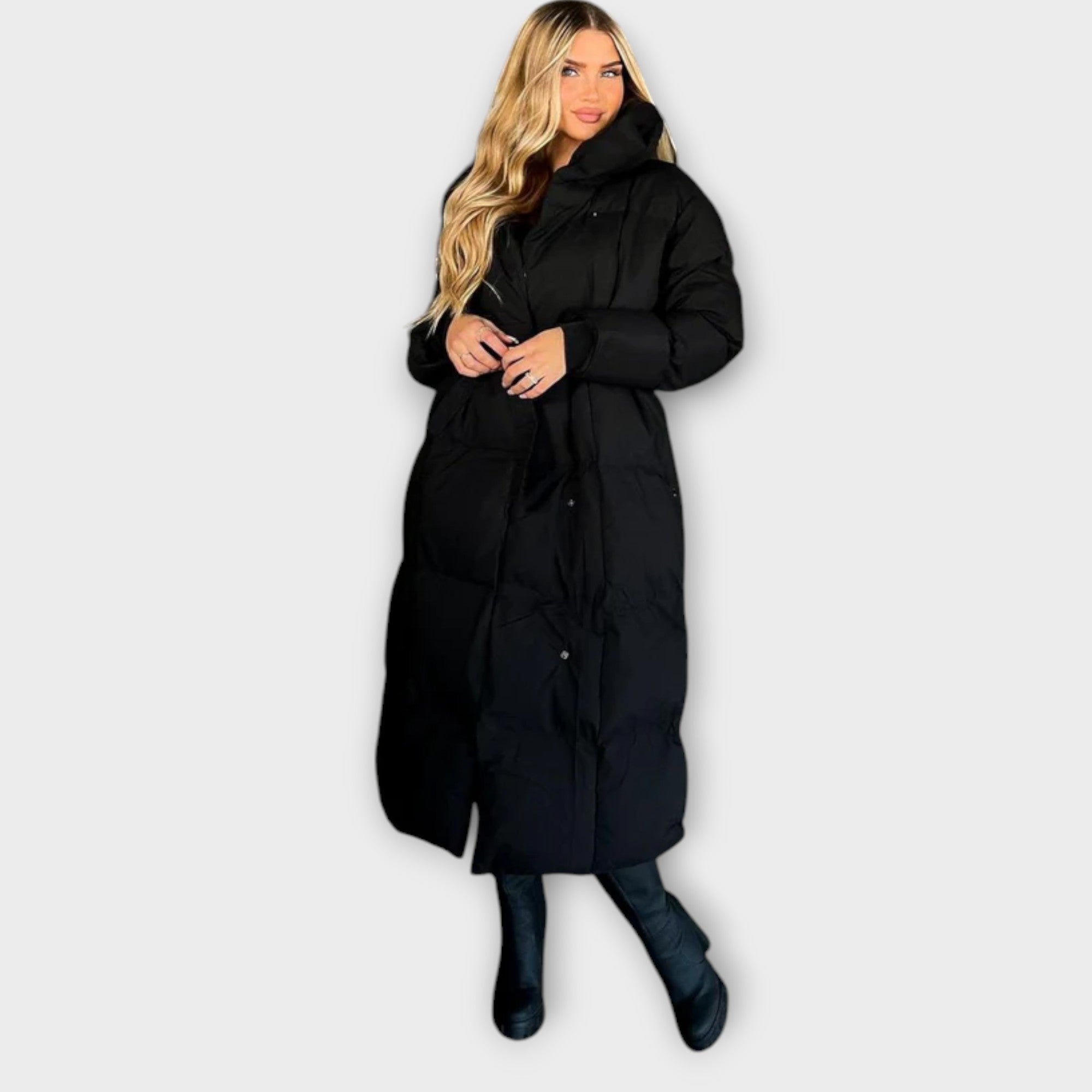 Vera Classe™ | CAPPOTTO INVERNALE LUNGO CON CINTURA