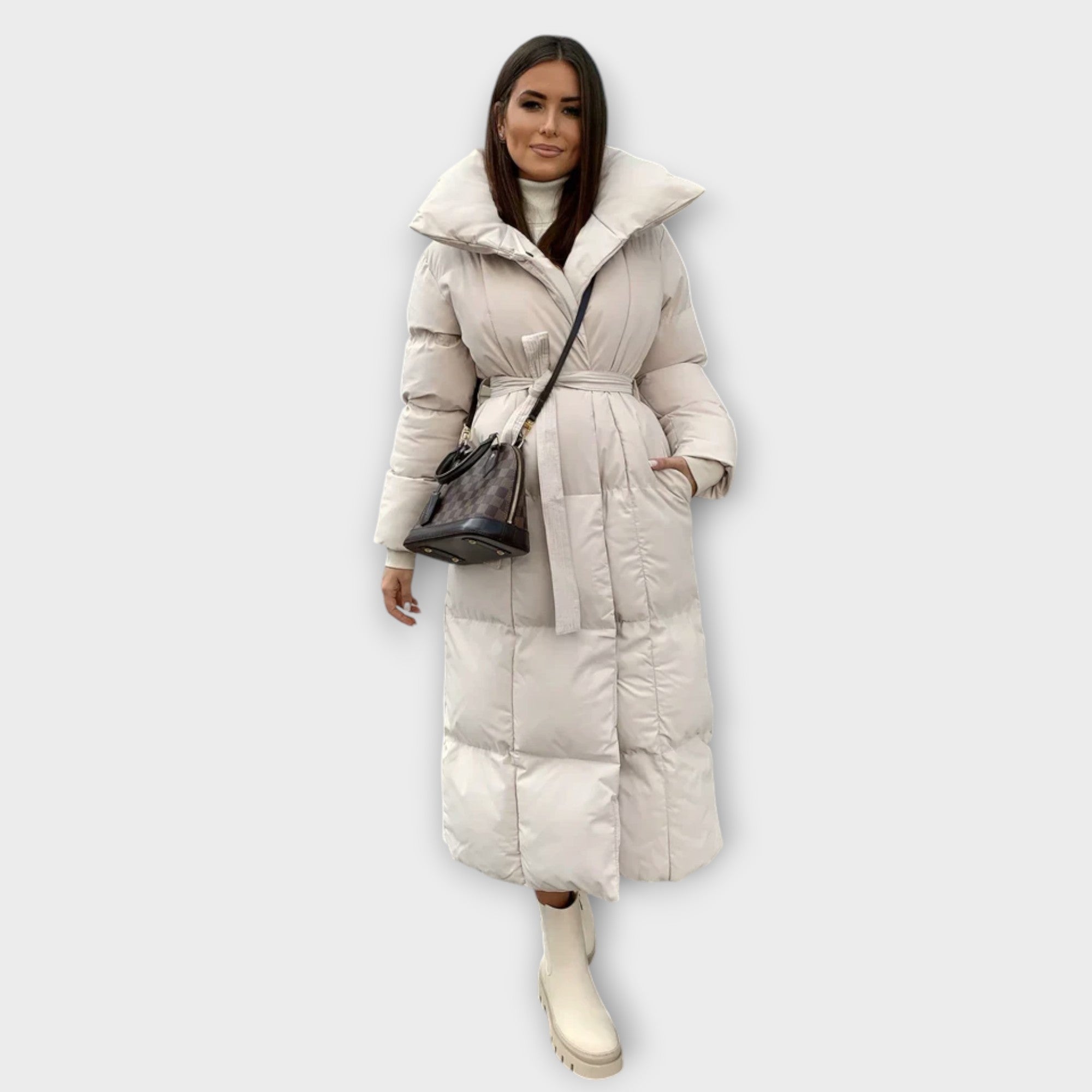 Vera Classe™ | CAPPOTTO INVERNALE LUNGO CON CINTURA