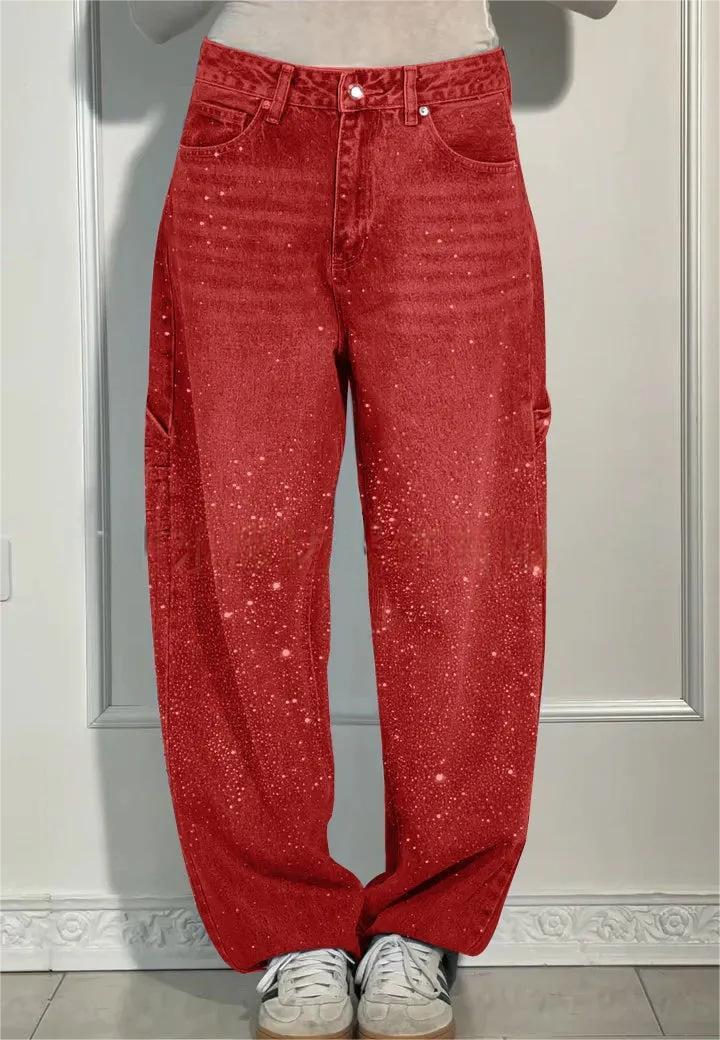 Vera Classe™ | JEANS CON DETTAGLI A DIAMANTE